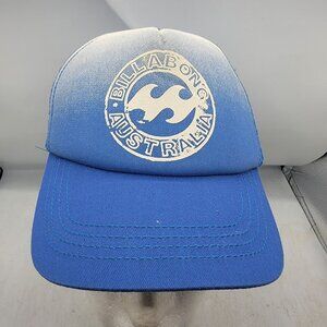 Billabong Australia Adults Blue Trucker Hat Casual Outdoors Comfort Summer